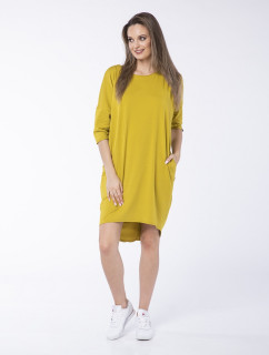 Look Made With Love Šaty 324 Kate Mustard