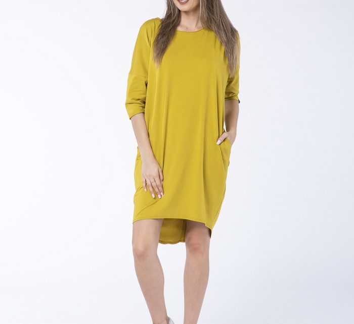 Look Made With Love Šaty 324 Kate Mustard