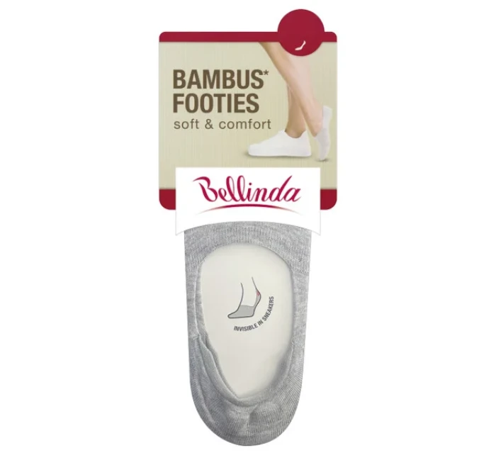 nízké dámské ponožky BAMBUS SOCKS  šedá model 19561664 - Bellinda