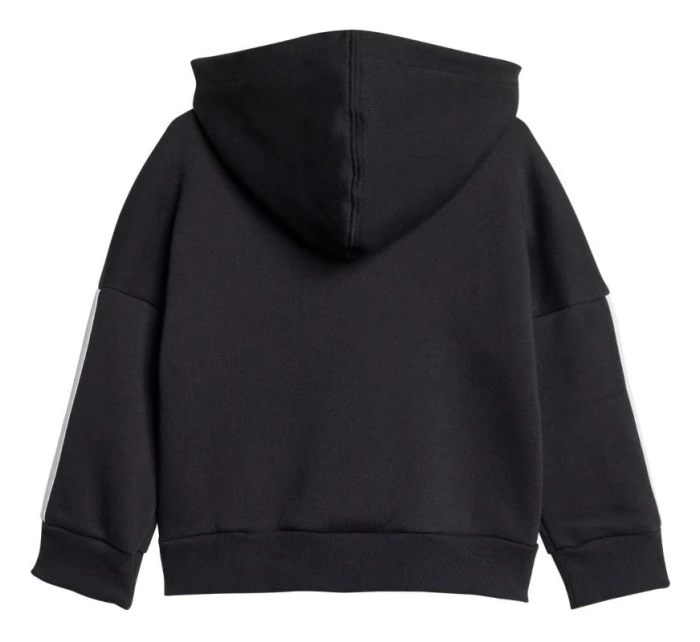 Dětské tepláky adidas Essentials Joggers 3 Stripes Fleece Hoodie black JD6484 Dětské tepláky adidas Essentials Joggers 3 Stripes Fleece Hoodie black JD6484