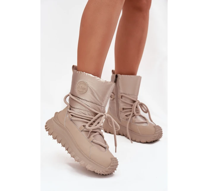 Kožené sněhule na platformě model 21728499 - Lee Cooper