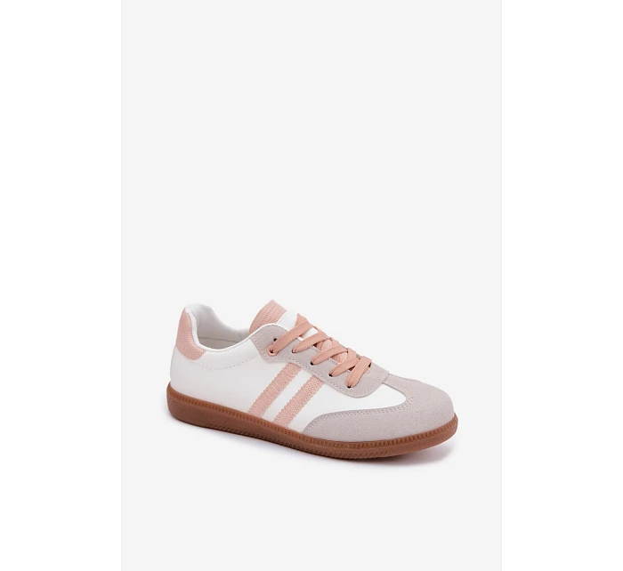 Dámské nízké tenisky Bílá-Růžová Loredis