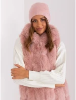 Czapka AT CZ model 18987511 różowy - FPrice Czapka AT CZ model 18987511 różowy - FPrice