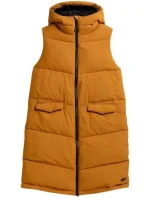 Dámská vesta W H4Z21 KUDP004 82S sv. hnědá - 4F