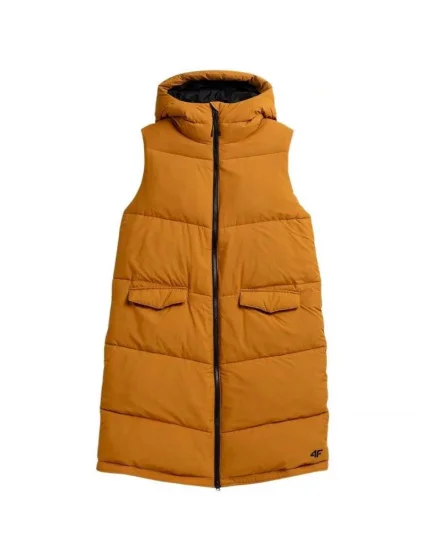 Dámská vesta W H4Z21 KUDP004 82S sv. hnědá - 4F Dámská vesta W H4Z21 KUDP004 82S sv. hnědá - 4F