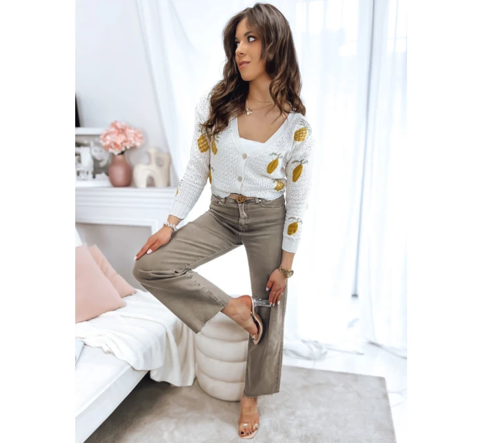 Dámský svetr LEMON light beige Dstreet model 21967953 - FashionStreet