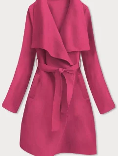 dámský růžový kabát model 21779082 - MADE IN ITALY