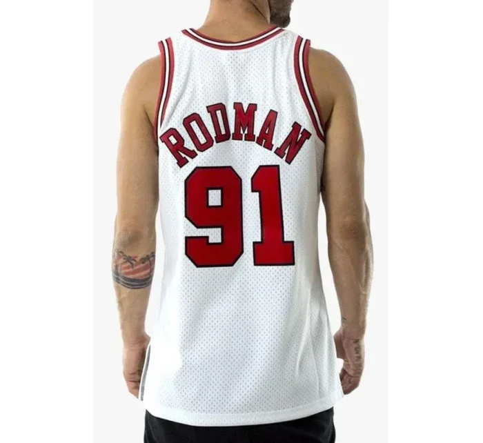 Mitchell & Ness Chicago Bulls NBA Swingman Jersey Bulls 97-98 Dennis Rodman M SMJYAC18079-CBUWHIT97DRDN pánské oblečení