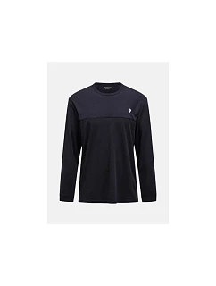Pánské tričko M Trail Wool černé model 22231400 - Peak Performance