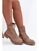 Dámské workery s krystaly na jazyku béžové Rosira Dámské workery s krystaly na jazyku béžové Rosira