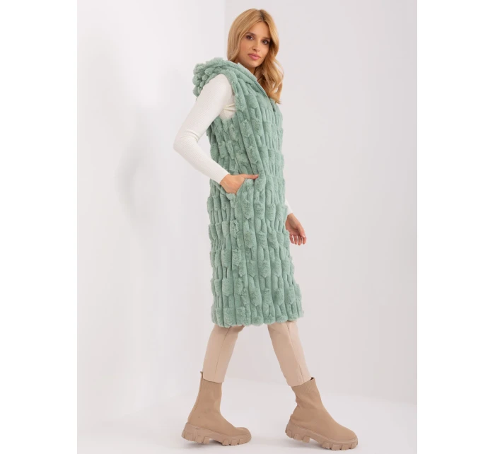 Kamizelka AT KZ pistacjowy model 19367688 - FPrice Kamizelka AT KZ pistacjowy model 19367688 - FPrice