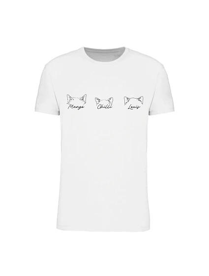 Personalizované pánské tričko se zvířecímí oušky Personalizované pánské tričko se zvířecímí oušky