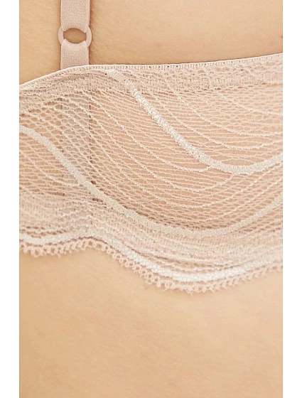 Dámská podprsenka béžová model 17845913 - Calvin Klein Dámská podprsenka béžová model 17845913 - Calvin Klein