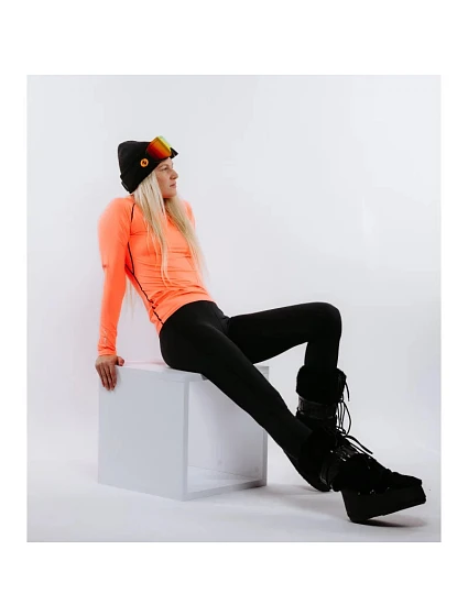 Dámské zateplené legíny černé - MAR-IA Dámské zateplené legíny černé - MAR-IA