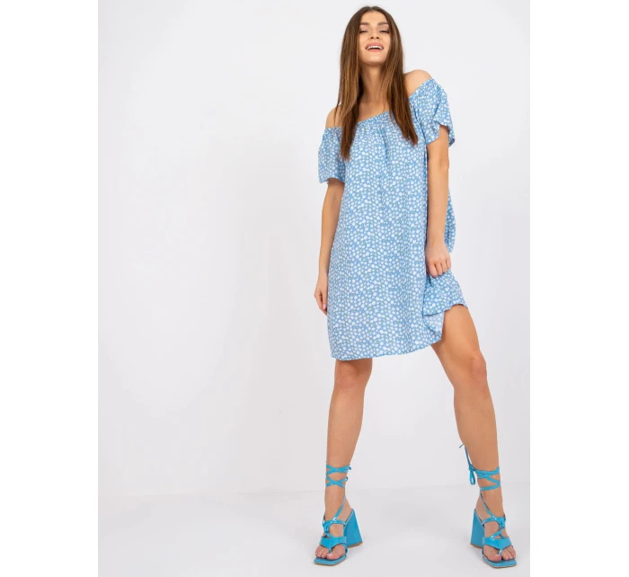 Dámské šaty D73771M30145H světle modré - FPrice Dámské šaty D73771M30145H světle modré - FPrice