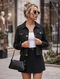 Kurtka damska na czarna model 22324279 - FashionStreet