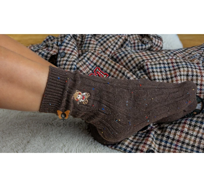 ponožky model 21318598 Medvídek melanžový - Magnetis