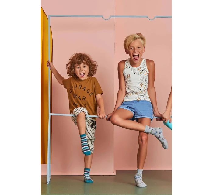 Skarpety  chłopięce wzorowane model 16127234 - Wola