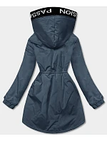 Dámská oversize parka modrá (B8080-72) Dámská oversize parka modrá (B8080-72)