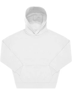 B&C Influence Hoodie Oversize mikina s kapucí z těžké bavlny 01.IH02 white