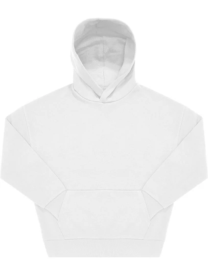 B&C Influence Hoodie Oversize mikina s kapucí z těžké bavlny 01.IH02 white
