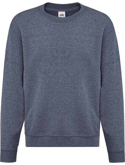 Fruit of the Loom Classic Kids Set-In Sweat Dětská mikina 16.2041 vintage heather navy Fruit of the Loom Classic Kids Set-In Sweat Dětská mikina 16.2041 vintage heather navy