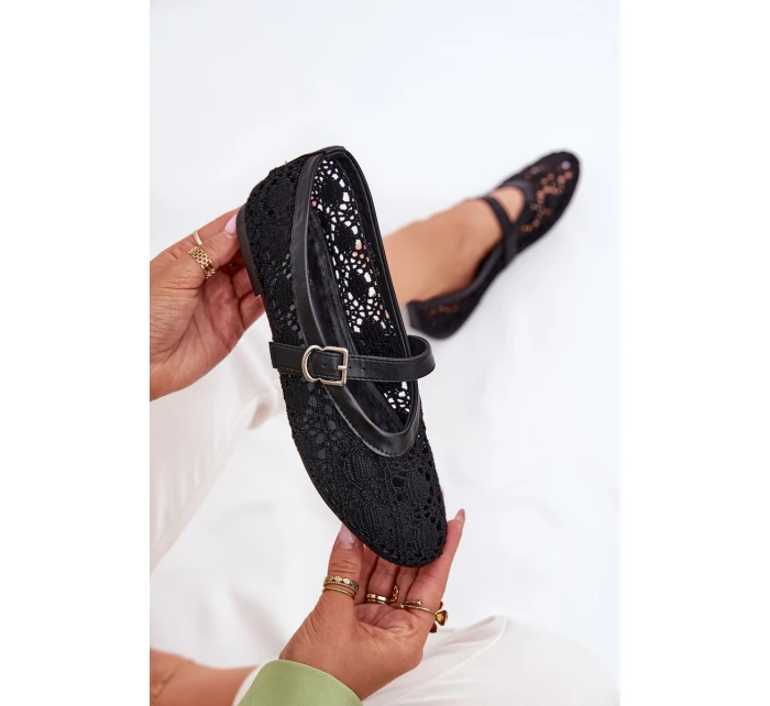 baleríny s páskem černé model 21699878 - Boto baleríny s páskem černé model 21699878 - Boto