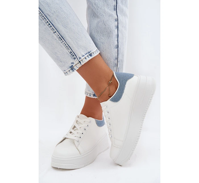 Dámské tenisky na platformě z umělé kůže model 22107415 - Boto Dámské tenisky na platformě z umělé kůže model 22107415 - Boto