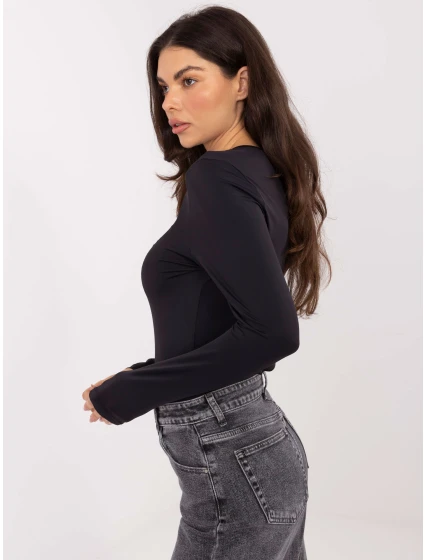 Bluzka model 21789145 czarny - FPrice Bluzka model 21789145 czarny - FPrice