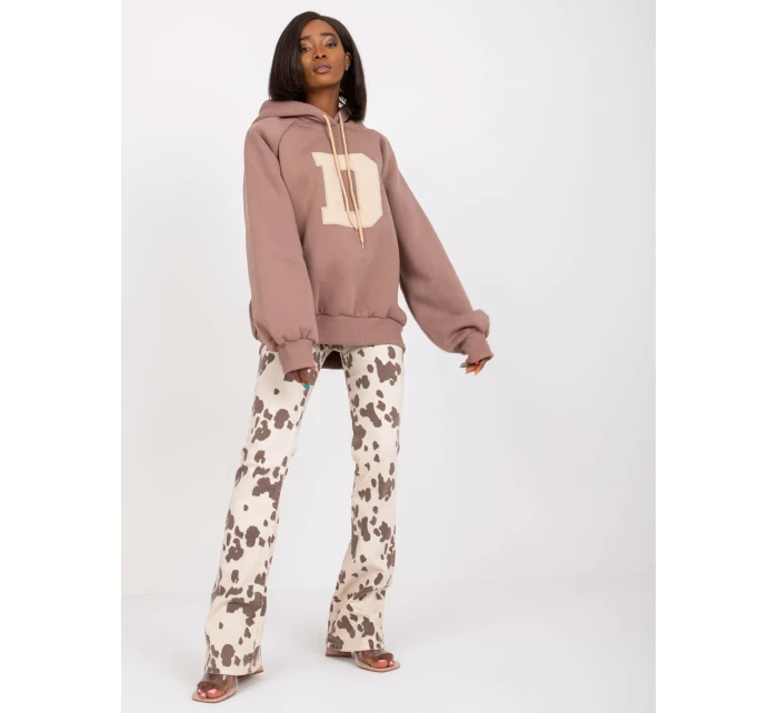 Mikina EM BL 651/D.29X hnědá