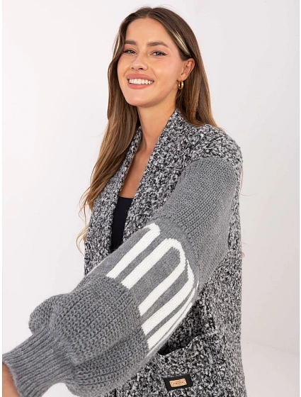 Cardigan IT SW 80678.84 šedý Cardigan IT SW 80678.84 šedý