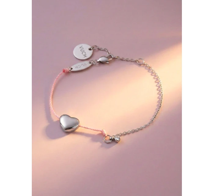 Náramek VUCH Shiny Heart Pink