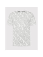 Pánské tričko -  NM2135E - V7D Šedá - Calvin Klein