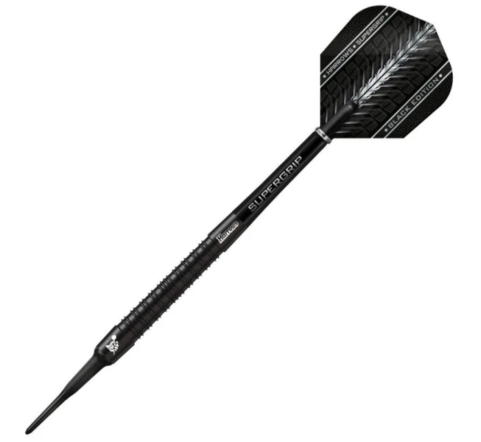 Šipky Supergrip Black 90% model 21132348 - Harrows