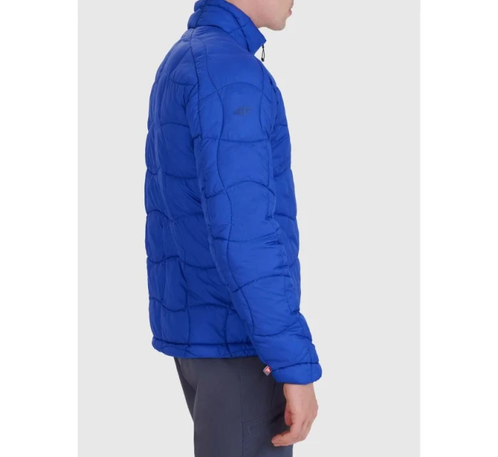 Pánská trekingová péřová bunda model 21434048 s výplní Primaloft Silver - 4F Pánská trekingová péřová bunda model 21434048 s výplní Primaloft Silver - 4F