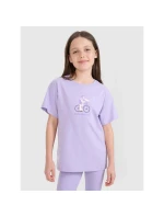 Dívčí tričko s potiskem 4F4FJRSS25TTSHF2645-52S Dívčí tričko s potiskem 4F4FJRSS25TTSHF2645-52S