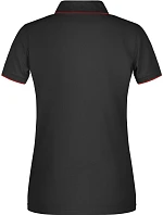 Daiber JN 727 Dámské piqué polo s kontrastní légou 02.0727 black/red Daiber JN 727 Dámské piqué polo s kontrastní légou 02.0727 black/red