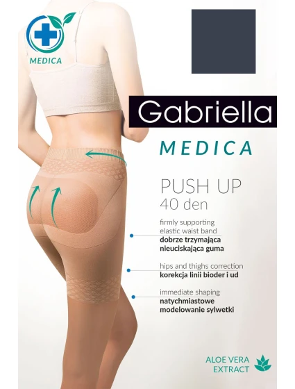 Gabriella Medica Push-up 40 Den Code 128 kolor:grafit