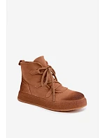 Zateplené kožené kozačky z přírodního nubuku Artiker 59C1128 Camel Zateplené kožené kozačky z přírodního nubuku Artiker 59C1128 Camel
