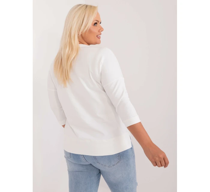 Bluzka RV BZ model 20188685 ecru - FPrice Bluzka RV BZ model 20188685 ecru - FPrice