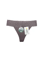 Dámská tanga 26706 A'2 černo-béžové - DC Girl