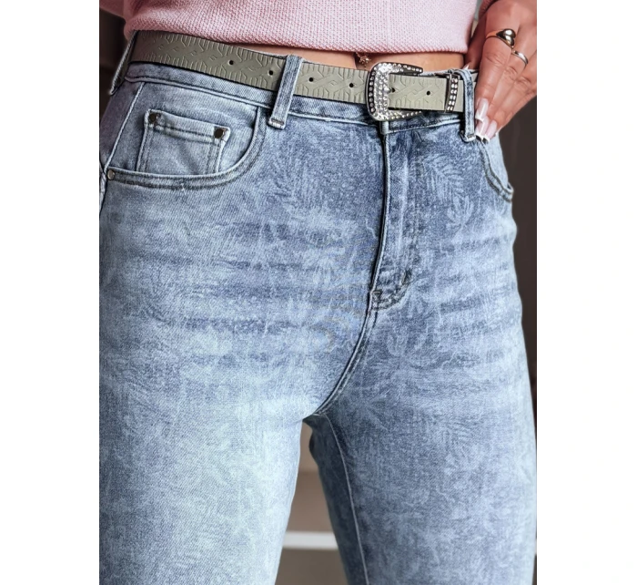 Dámské džínové kalhoty slim fit s páskem blue Dstreet model 21985248 - FashionStreet Dámské džínové kalhoty slim fit s páskem blue Dstreet model 21985248 - FashionStreet