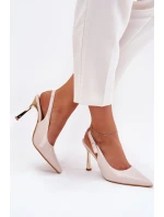 Lakované Lodičky S  A  Světle Béžové model 21702677 - Boto