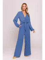 model 21136161 Crop top s vázáním vpředu džíny - Moe