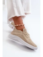 Béžová dámská nazouvací sportovní obuv Jagelia Béžová dámská nazouvací sportovní obuv Jagelia