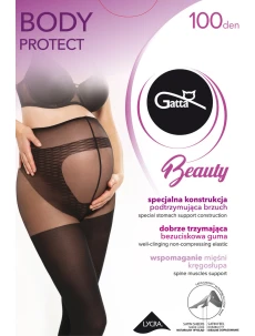 Těhotenské punčochové kalhoty BODY PROTECT - 100 DEN - GATTA