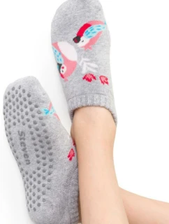 DĚTSKÉ FROTÉ S ABS 134 GREY MELANGE 32-34