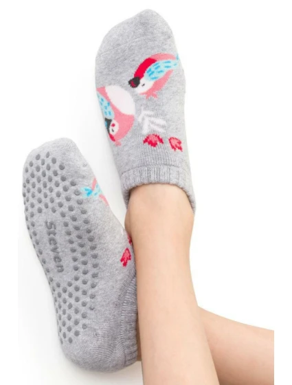 DĚTSKÉ FROTÉ S ABS 134 GREY MELANGE 32-34