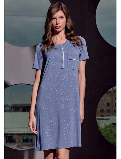 Dámská noční košile model 22075527 - Lormar Dámská noční košile model 22075527 - Lormar