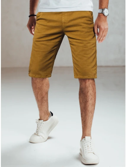 Pánské velbloudí džínové šortky Dstreet SX2571 Pánské velbloudí džínové šortky Dstreet SX2571